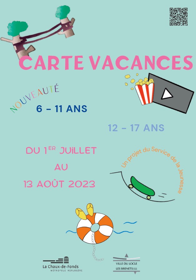 Carte Vacances CDF 2023 Recto