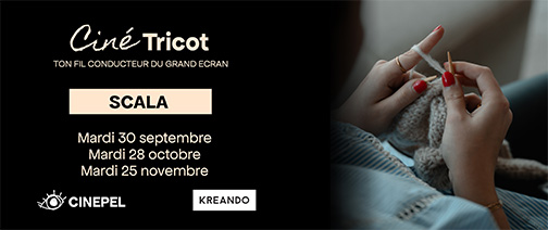 Banner CinéTricot CINEPEL CDF Kreando web