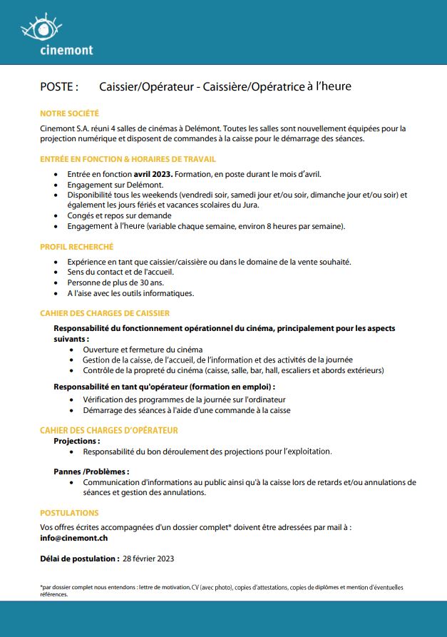 POSTE DELEMONT