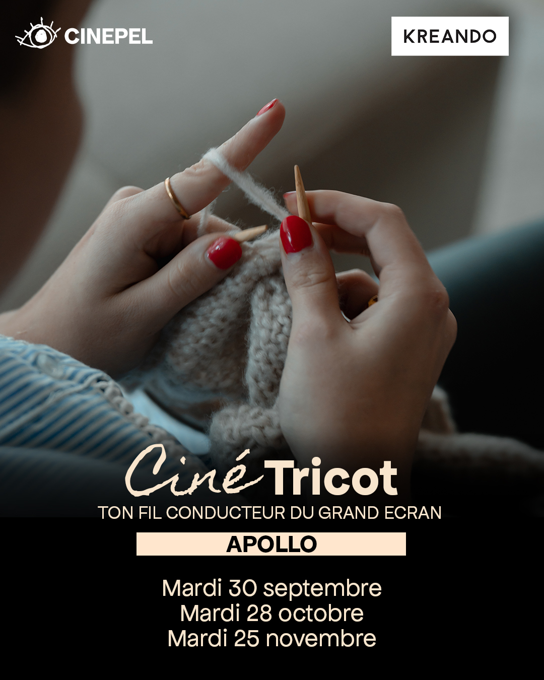 Post IG CinéTricot Cinepel NE Kreando