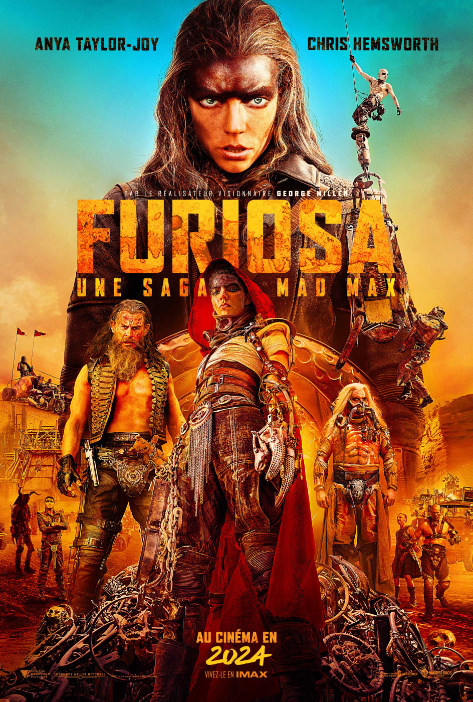 Furiosa A Mad Max Saga Artwork chf FR FRENCH FRIOSA VERT First Poster 2764x4096 INTL